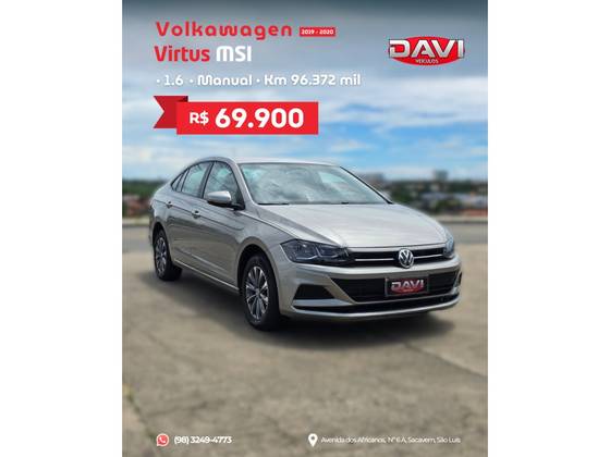 VOLKSWAGEN VIRTUS 1.6 MSI TOTAL FLEX MANUAL
